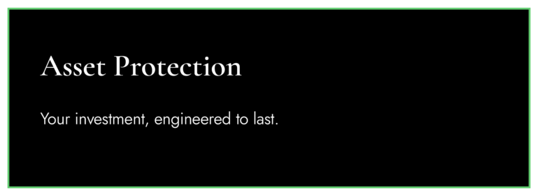 Asset Protection