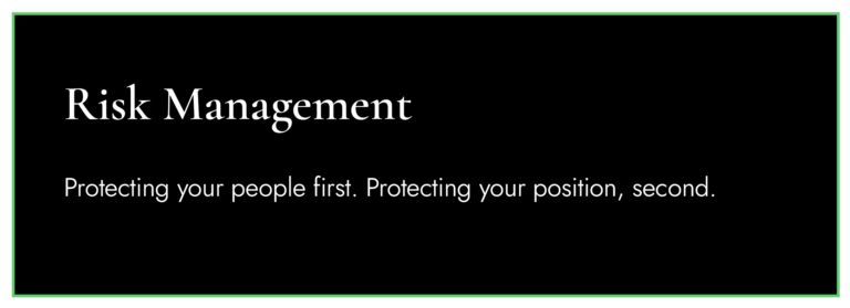 Risk Management